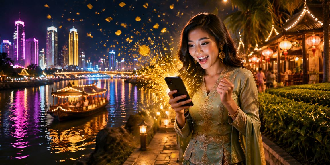 Pengguna Kuala Lumpur menyediakan telefon Android untuk memasang aplikasi 1300 semasa Hari Raya